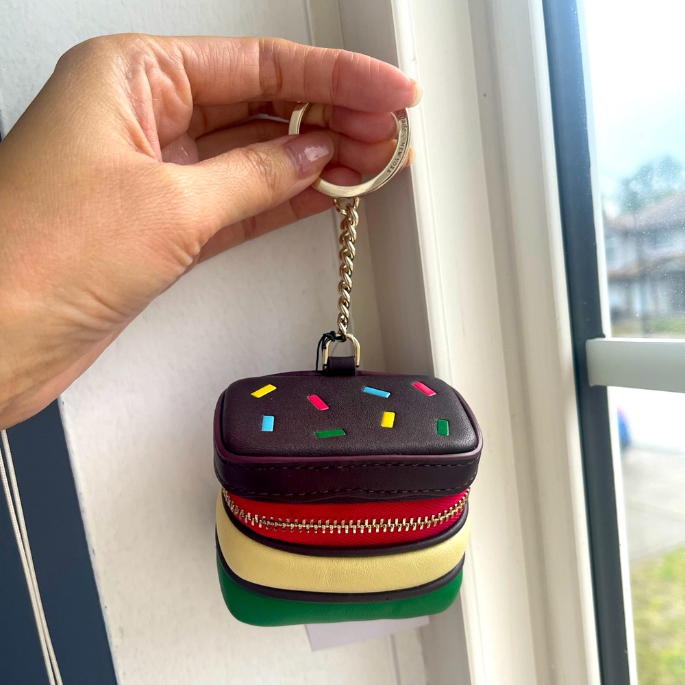 Authentic Kate Spade Dolci 3D Rainbow Cookie Coin Purse NWT KC690 NWT